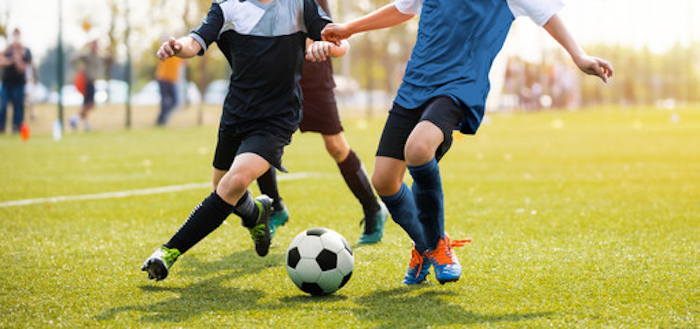 People playing football